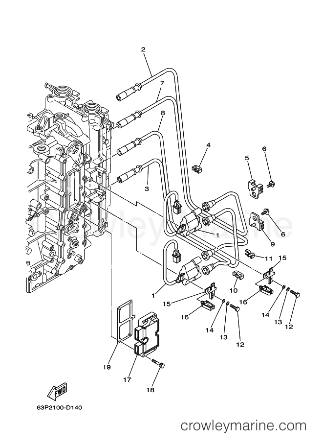 Yamaha Motors F150AETL (63P4) [060] - ELECTRICAL 1