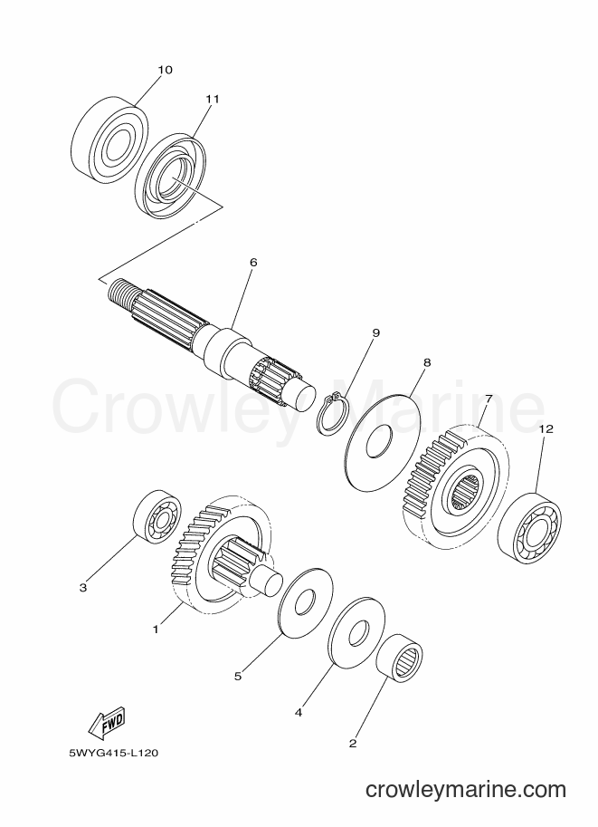 2014 Scooter XC100E - XC100E (1RS2) [010] - TRANSMISSION