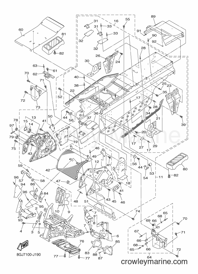 Yamaha Motors RPZ50MP (8GR9) [020] - FRAME