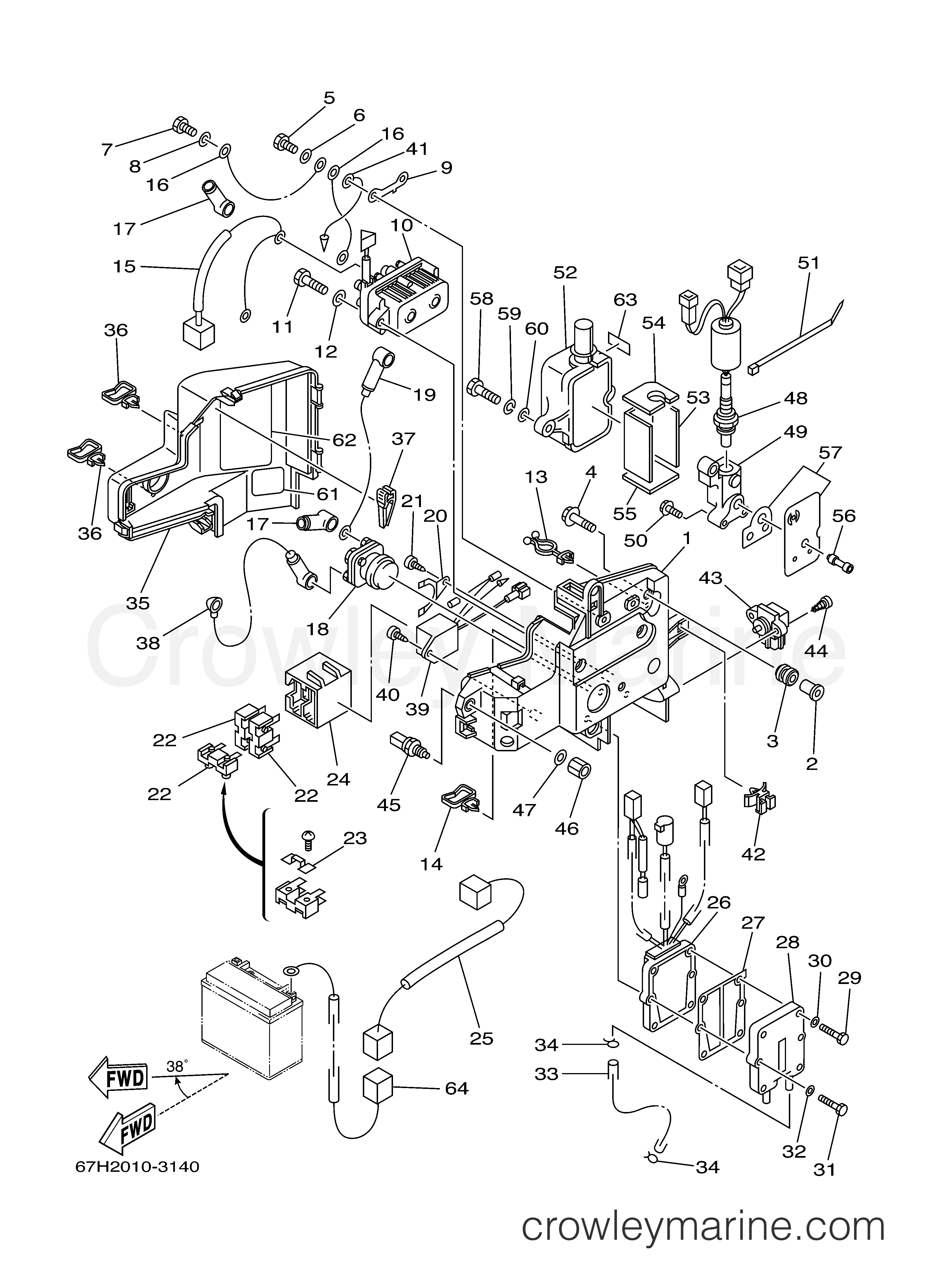 Yamaha Motors VX150TLRB - ELECTRICAL 3