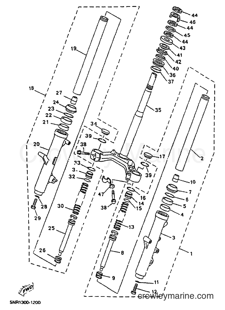 Yamaha Motors YP150D (5NS1) [010] - STEERING
