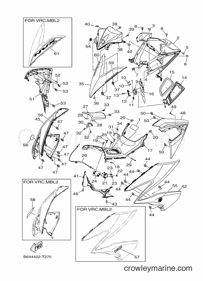 Yamaha Motors GDR125-I (B644) [010] - LEG SHIELD