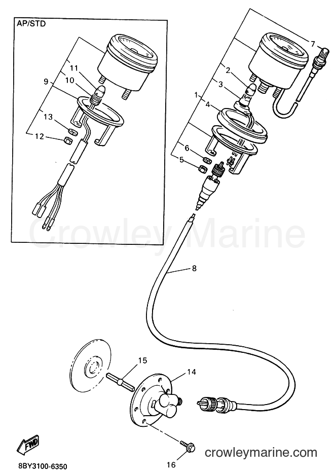 Yamaha Motors ET410TR (8BY6) [030] - METER