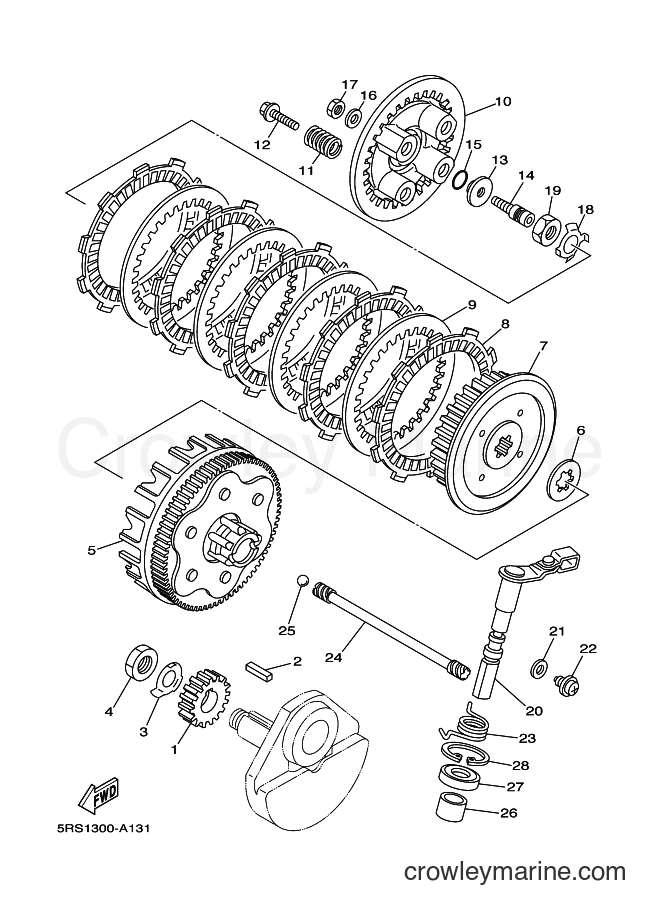 2003 Dirt Bike TW125 - TW125 (5RS4) [010] - CLUTCH