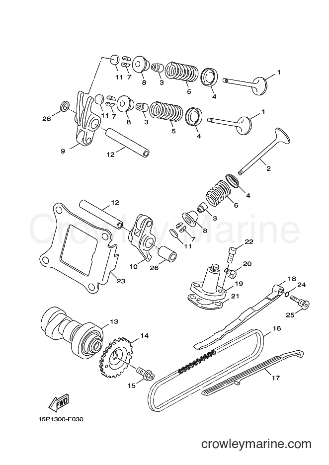 Yamaha Motors XF50 (15P2) [010] - VALVE