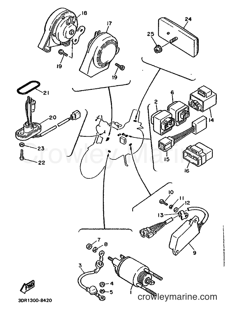 1989 Cruiser XV1100 - XV1100 (3LP1) [99B] - ELECTRICAL 2