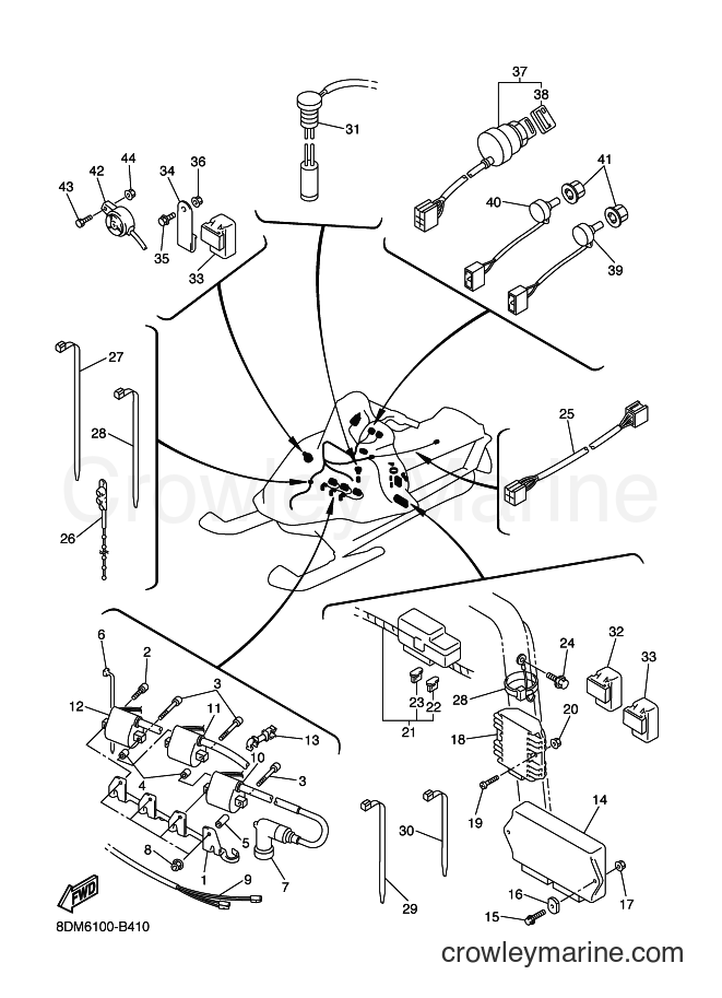 Yamaha Motors VT600 (8EB5) [030] - ELECTRICAL 1