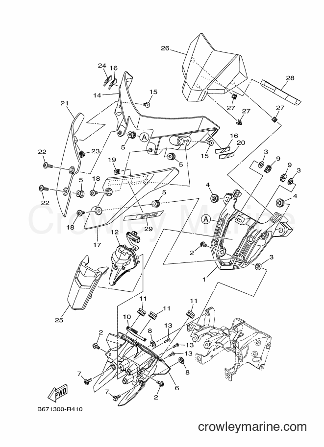 2016 Street Bike MTN1000 - MTN1000 (B671) [010] - COWLING 2