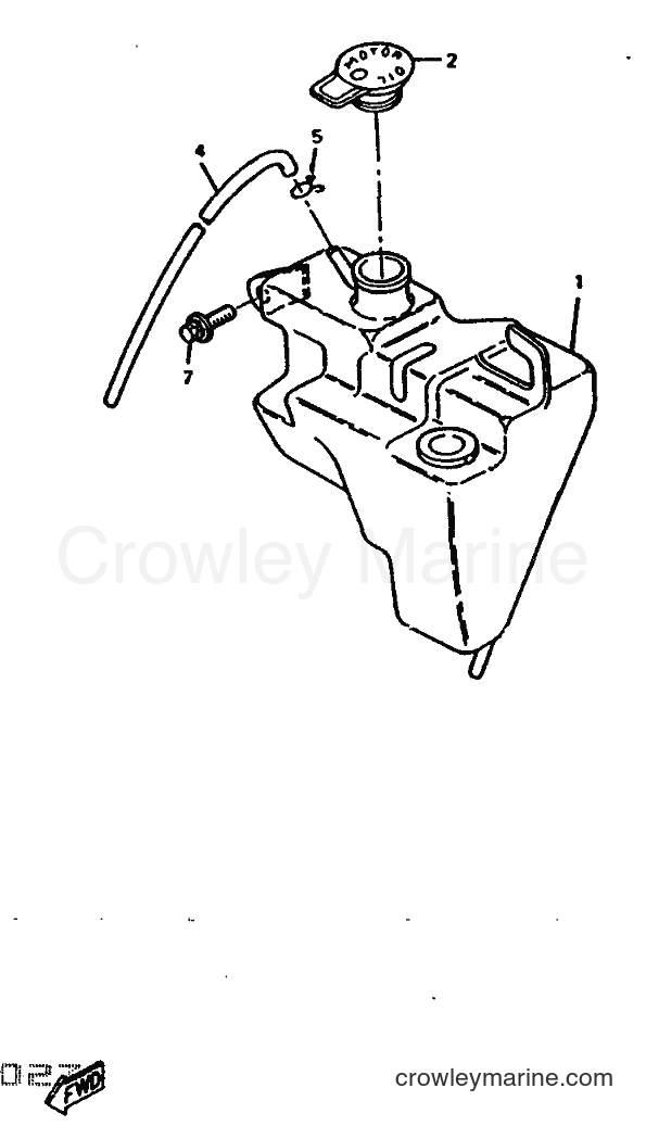 Yamaha Motors DT50R (5BK1) [999] - OIL TANK