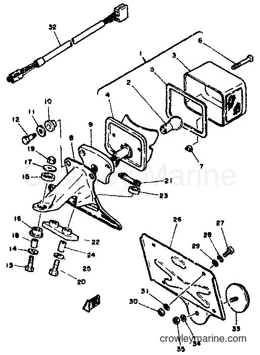 1981 Dirt Bike XT250 - XT250 (5G4) [999] - TAILLIGHT