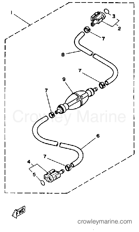 Yamaha Motors 150ETXG - FUEL SYSTEM 2