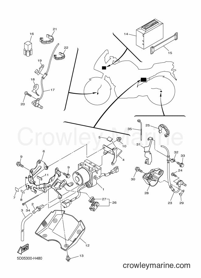 2012 Street Bike FZ1-SA - FZ1-SA (5D0F) [010] - ELECTRICAL 3