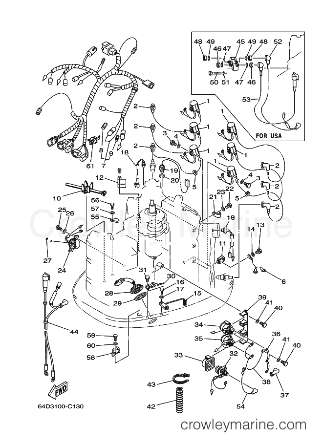 Yamaha Motors 150FETOL (64C3) [030] - ELECTRICAL 2