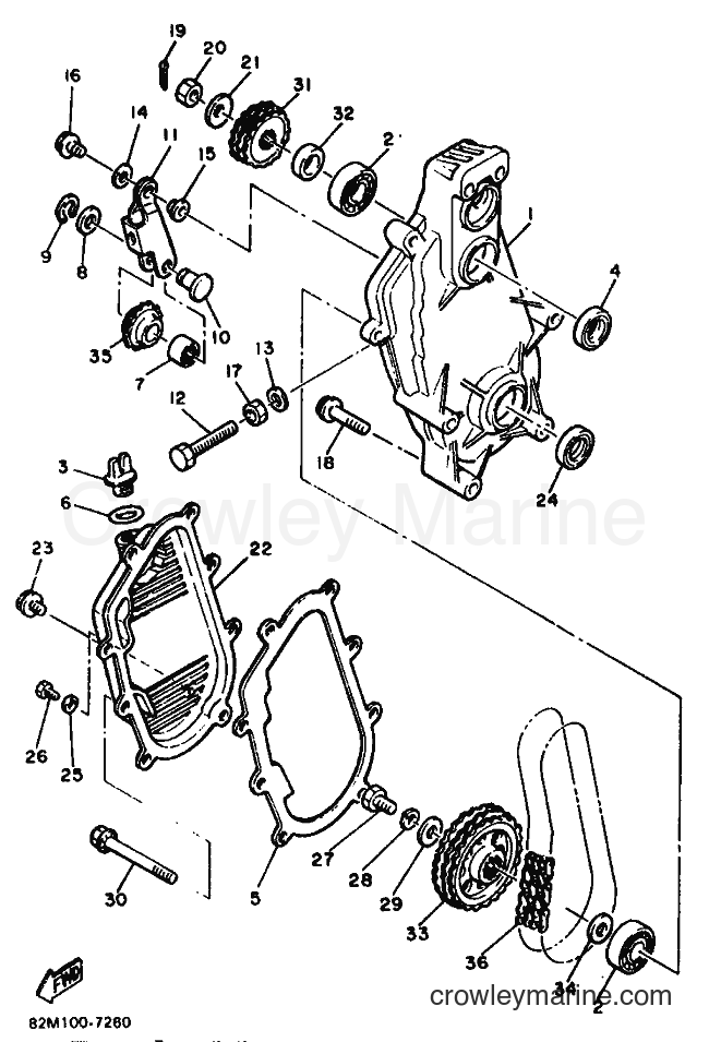 Yamaha Motors EX570BS8 (84N0) [010] - TRACK DRIVE 2