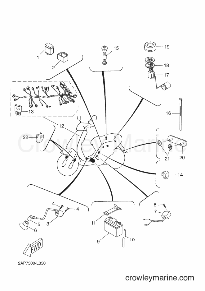 Yamaha Motors YN50 (2APH) [040] - ELECTRICAL 2