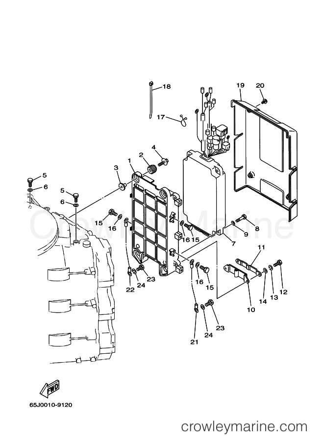 Yamaha Motors L250B (65M) [020] - ELECTRICAL 1