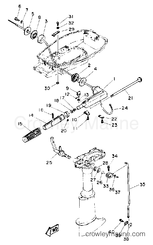 Yamaha Motors 4MLHR - CONTROL ENGINE