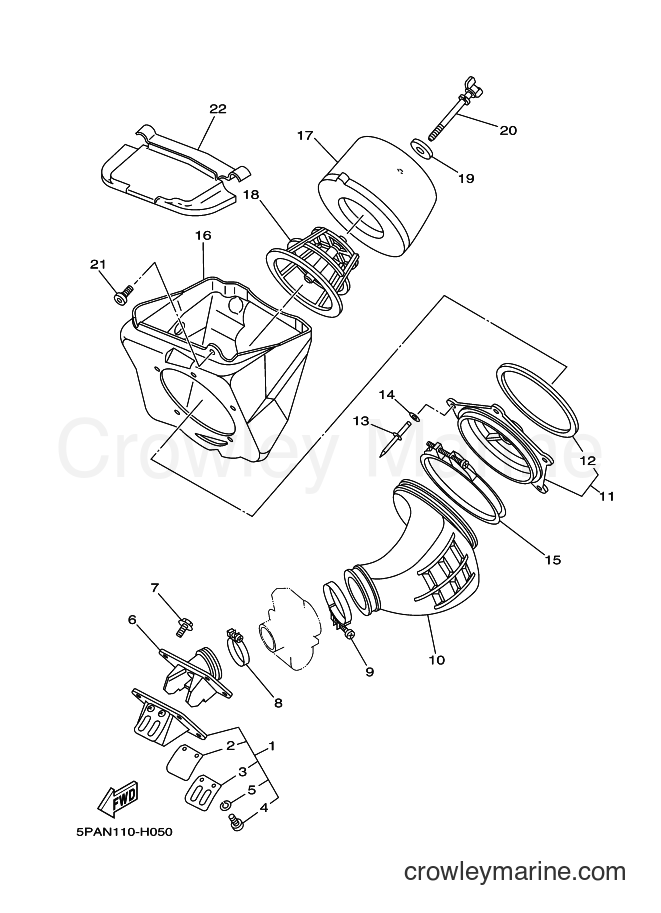 2014 Dirt Bike YZ85 - YZ85 (1SN7) [020] - INTAKE