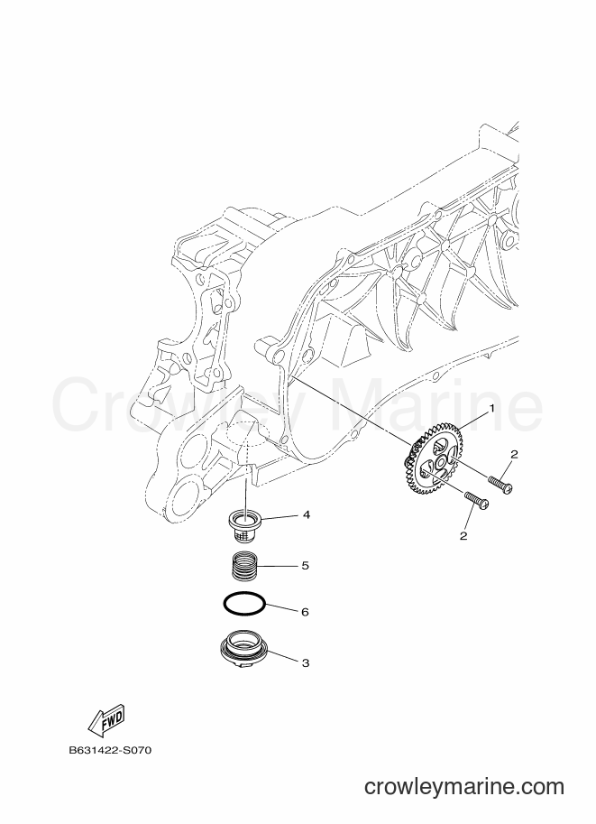 Yamaha Motors GDR155 (B65E) [010] - OIL PUMP