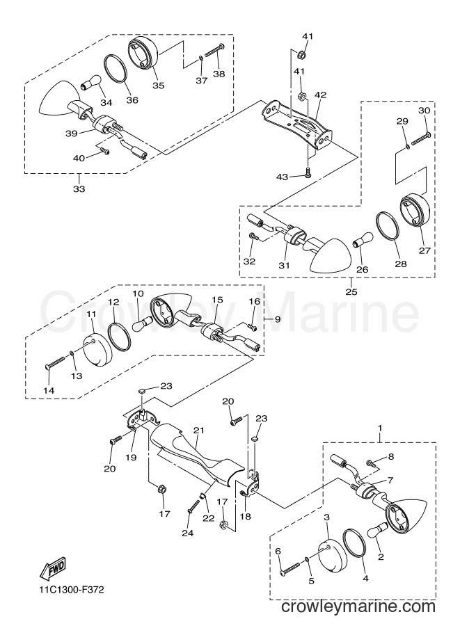Yamaha Motors XVS1300A (11C1) [070] - FLASHER LIGHT