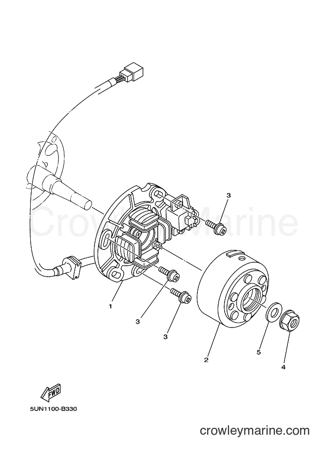 2003 Dirt Bike YZ125 - YZ125 (5UN2) [030] - GENERATOR