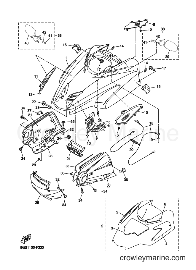 2007 Snowmobile VK10D - VK10D (8GS2) [030] - SHROUD