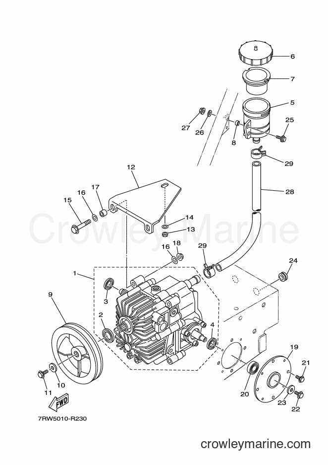 2017 Snowblower YT1070 - YT1070 (7RW5) [010] - TRANSMISSION 1