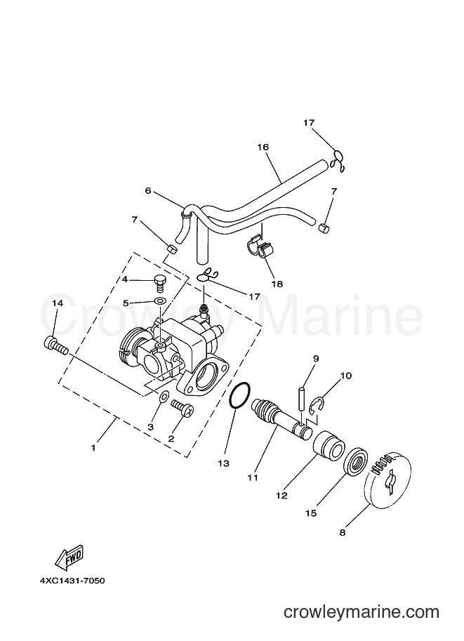 1998 Maxi-Scooter STR126A - STR126A (5BD1) [010] - OIL PUMP