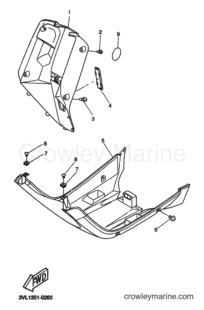 Yamaha Motors CW50 (5MN1) [040] - LEG SHIELD