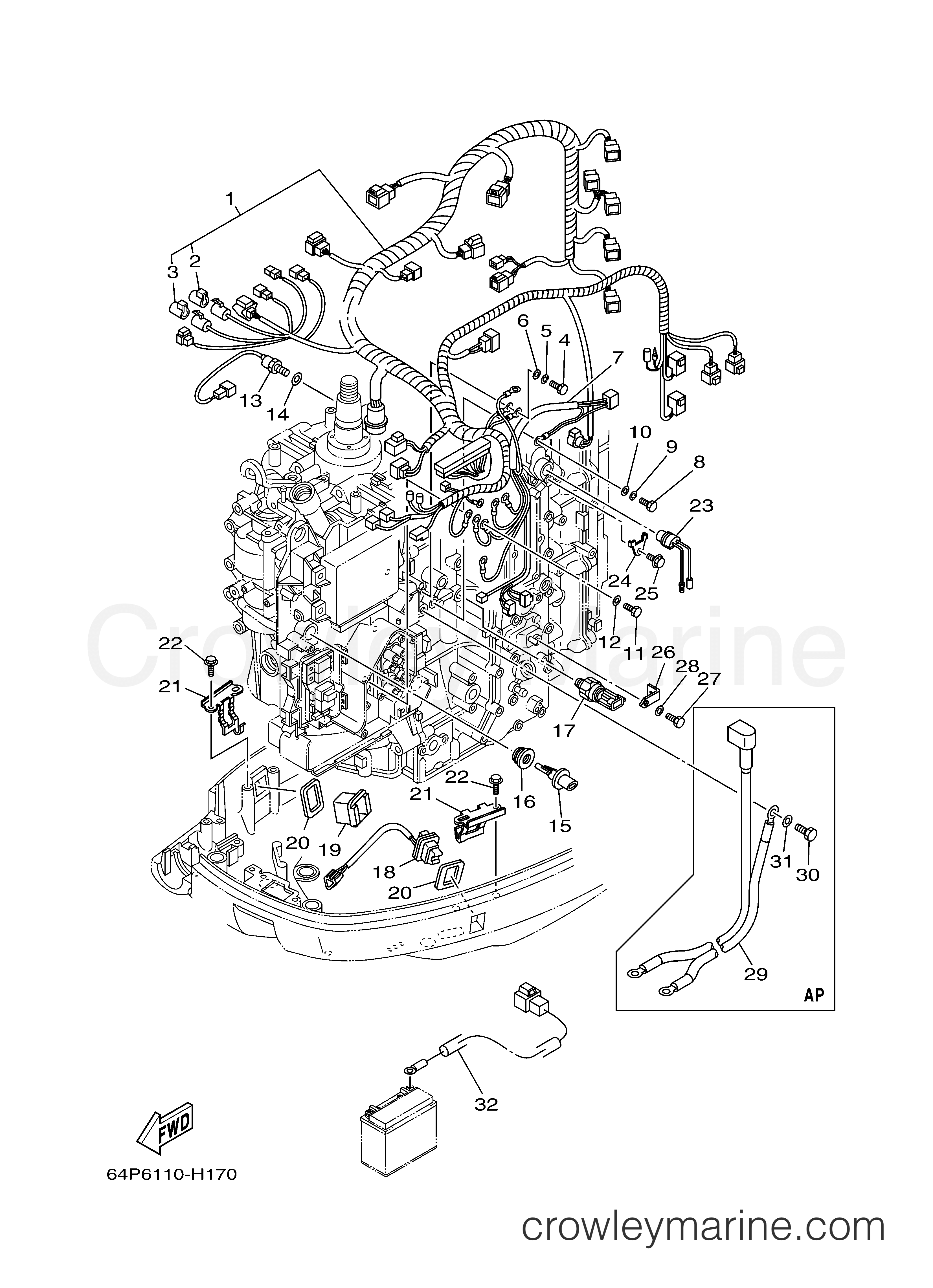Yamaha Motors LF150TXR - ELECTRICAL 3