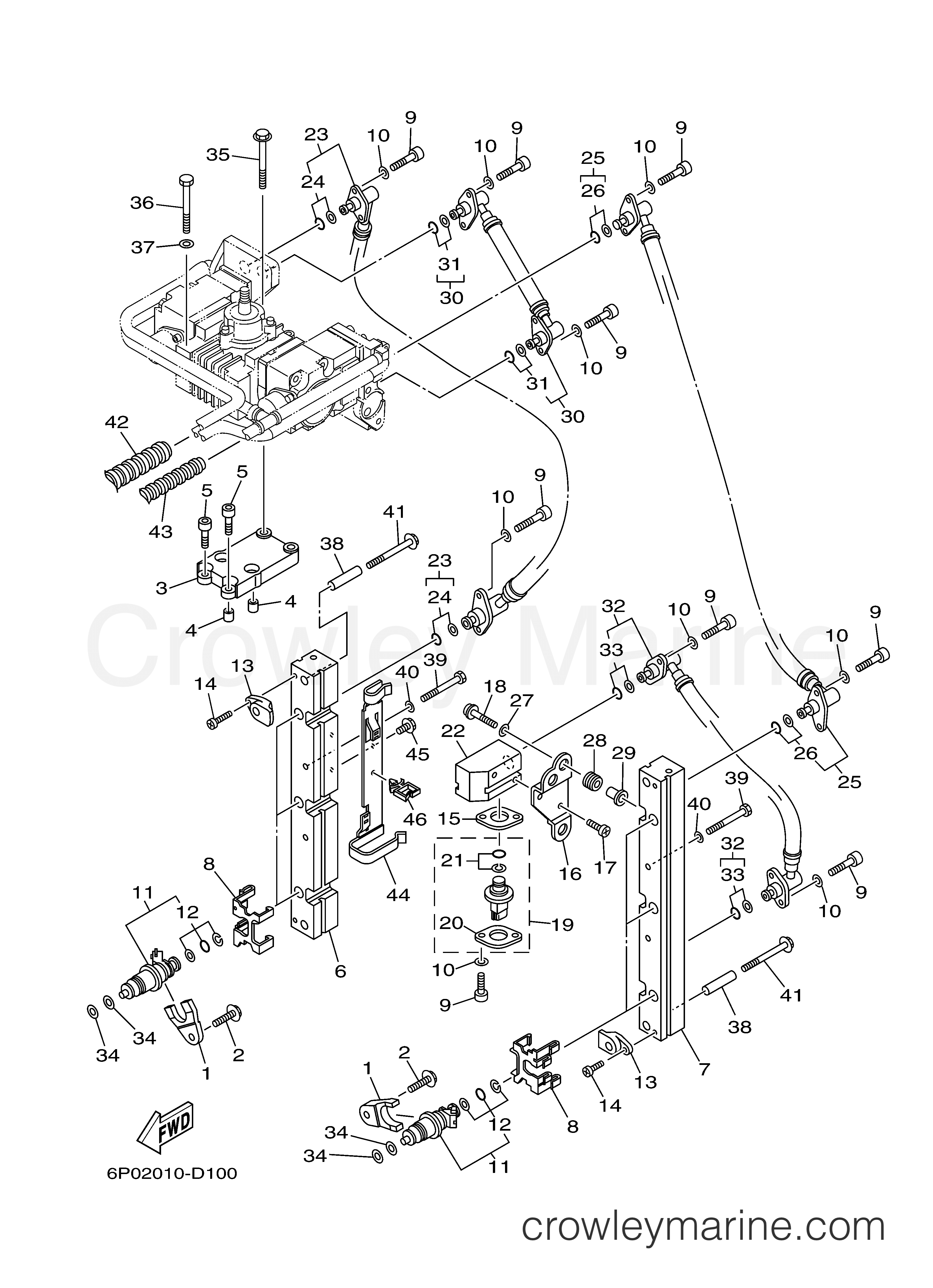 Yamaha Motors VZ200RTLR - FUEL INJECTION NOZZLE