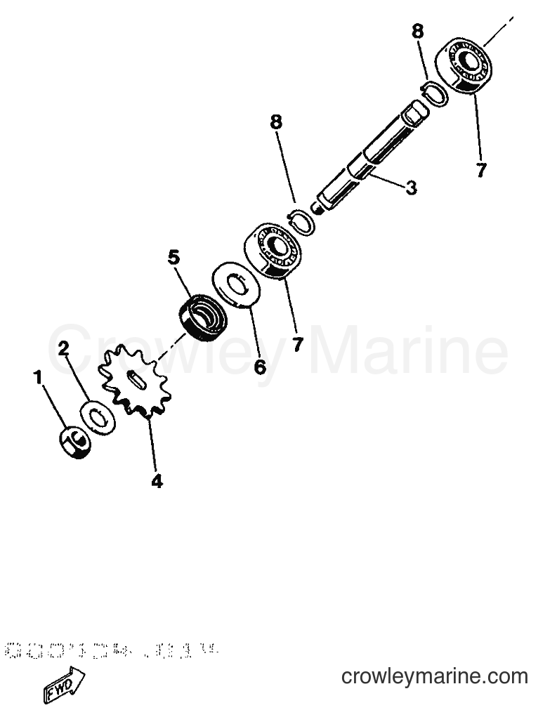 1989 Scooter ME50 - ME50 (3UD1) [999] - TRANSMISSION