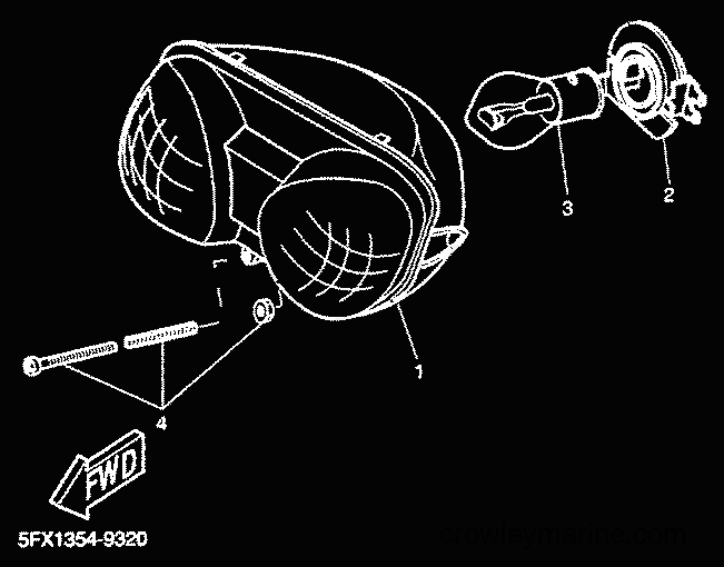 2001 Scooter CW50RS - CW50RS (5FXM) [020] - FARO DELANTERO