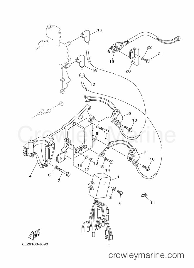 Yamaha Motors 20SMH-2012 (6L3B) [180] - ELECTRICAL 1