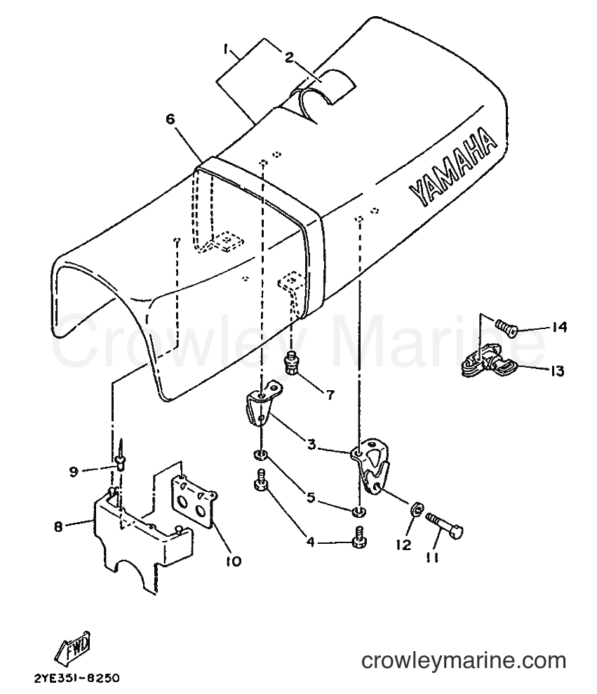 1988 Dirt Bike XT125 - XT125 (2YE1) [99A] - SEAT