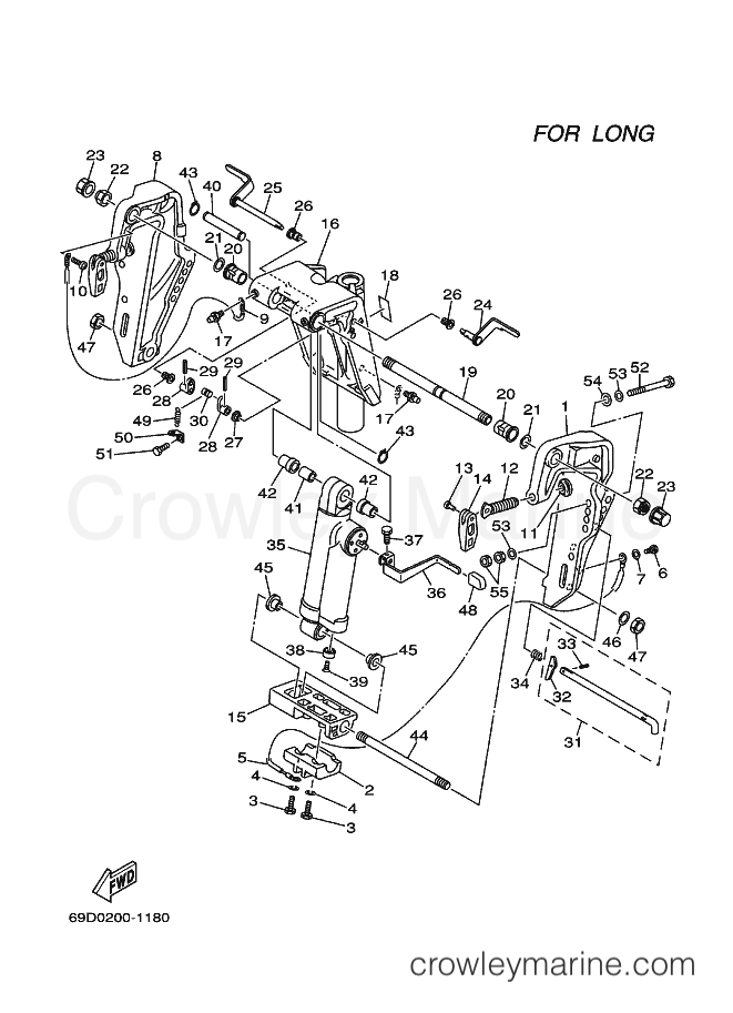 Yamaha Motors E60ELHB (69D2) [060] - BRACKET 3