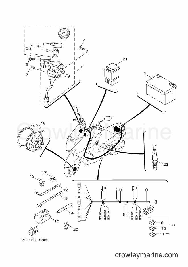Yamaha Motors XC125R (2PE1) [010] - ELECTRICAL 2