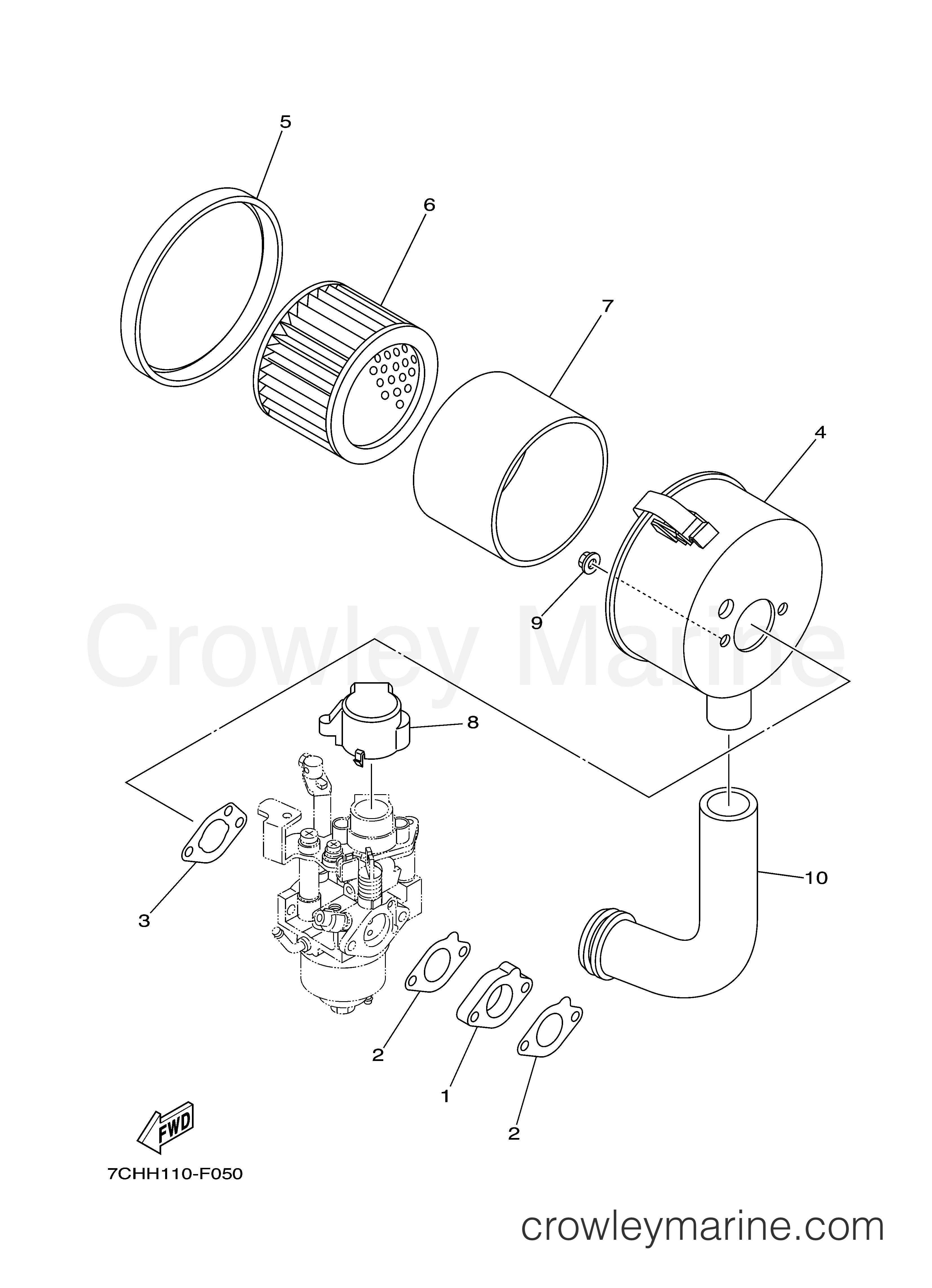Yamaha Motors EF3000ISEM - INTAKE