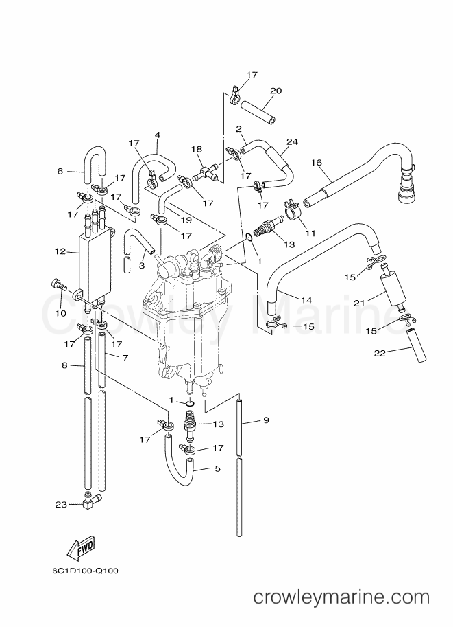 Yamaha Motors F60FET (6C5E) [240] - BOMBA DE INYECTOR 2