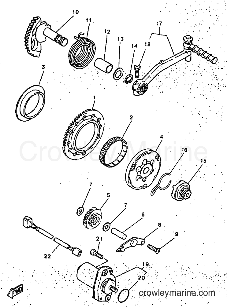 Yamaha Motors YN50 (5BX1) [010] - STARTER
