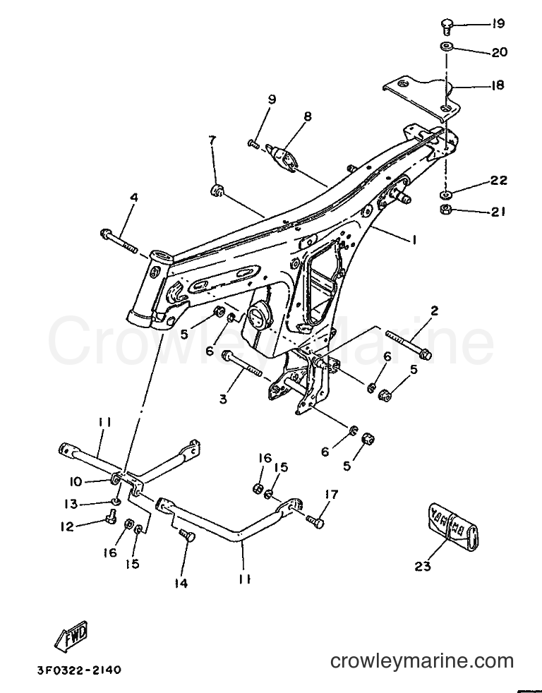 1988 Scooter FS1 - FS1 (3AV) [999] - FRAME
