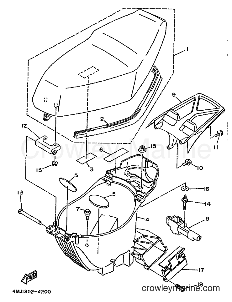 1996 Scooter YA50S - YA50S (4MJ2) [999] - SEAT & CARRIER