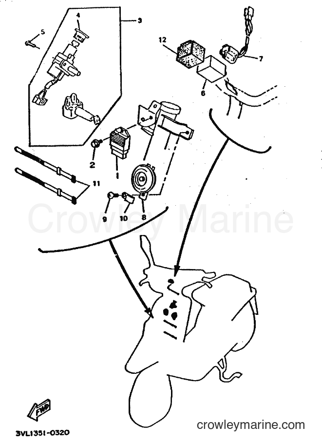 Yamaha Motors CW50 (4RW2) [010] - ELECTRICAL 1