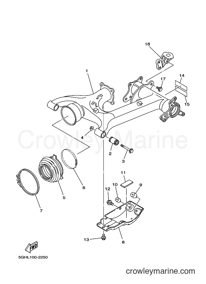 2003 ATV YFM400FWA - YFM400FWA (5GHS) [010] - REAR ARM