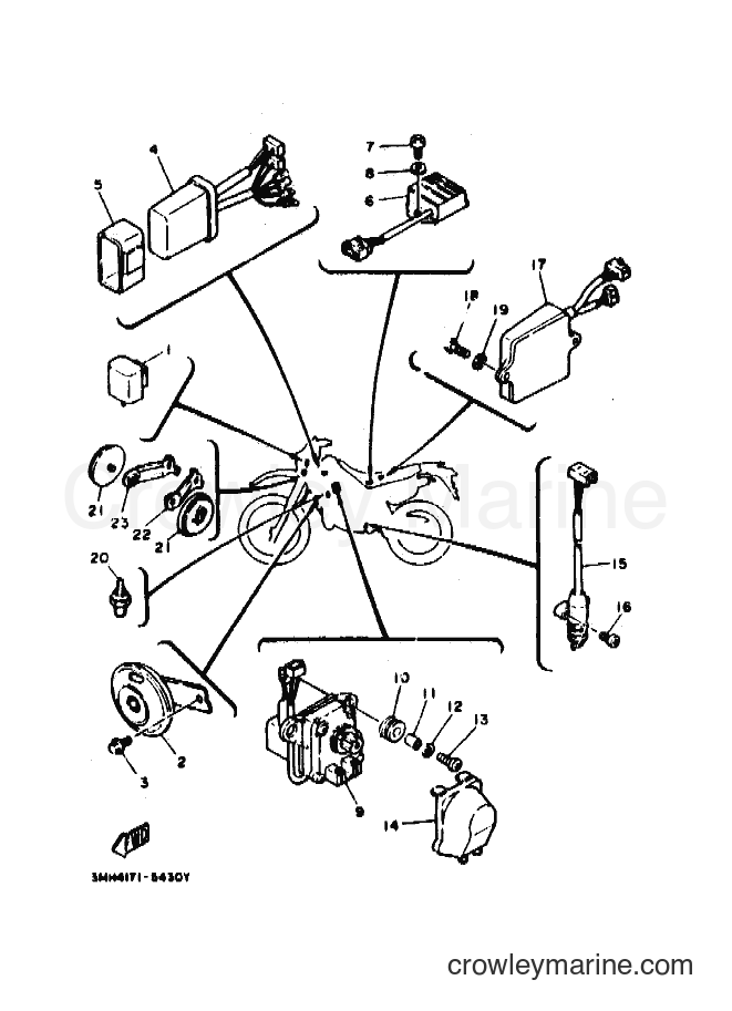 1995 Dirt Bike DT200R - DT200R (3MH4) [010] - ELECTRICAL 2