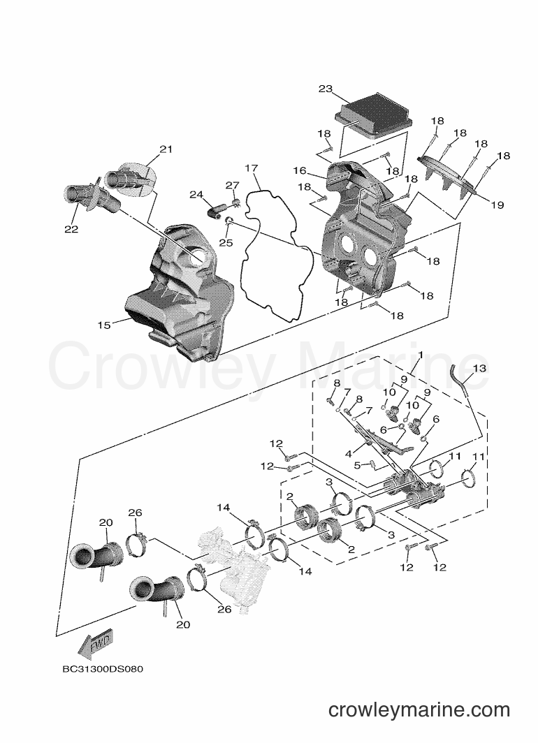 Yamaha Motors XP530E-A (BV11) [010] - INTAKE