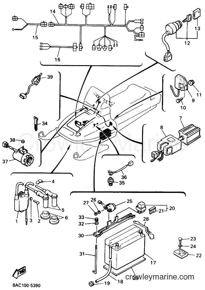Yamaha Motors VK540E-2 (8AC2) [040] - ELECTRICAL 1