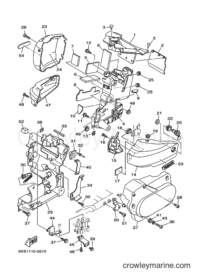Yamaha Motors XVS1100A (5KSE) [010] - SIDE COVER