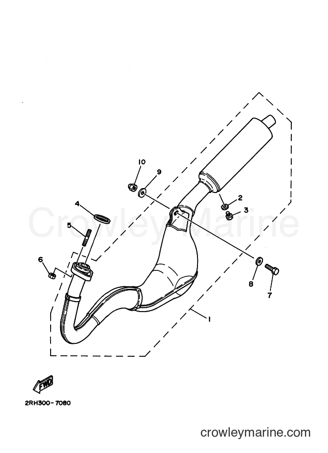 Yamaha Motors TZR125 (3PC4) [999] - EXHAUST