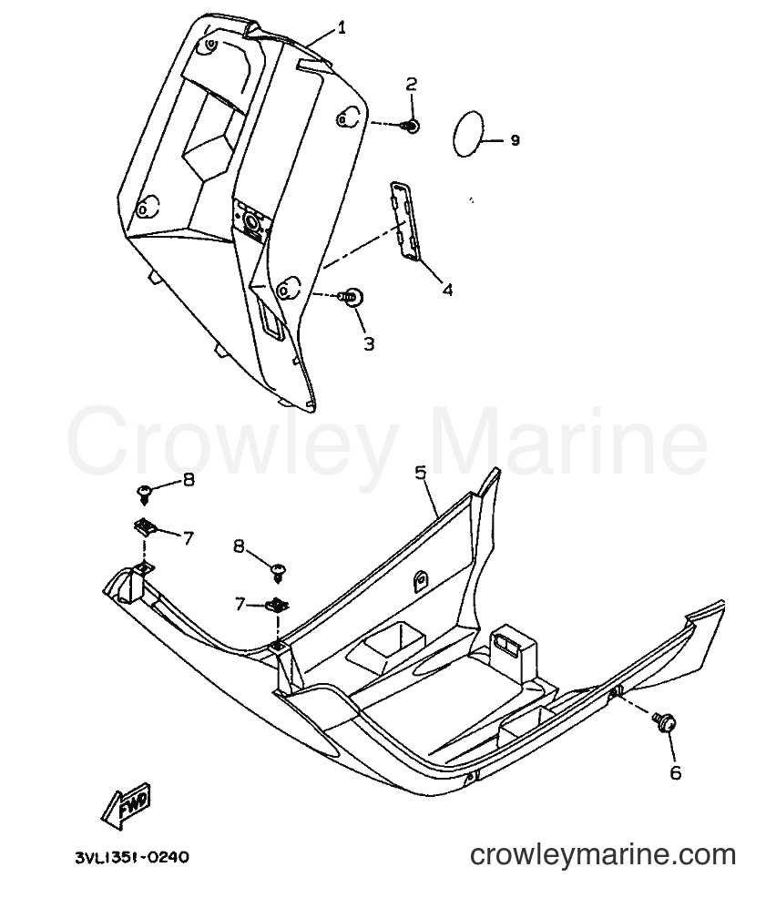 1994 Scooter CW50 - CW50 (3WV4) [999] - LEG SHIELD